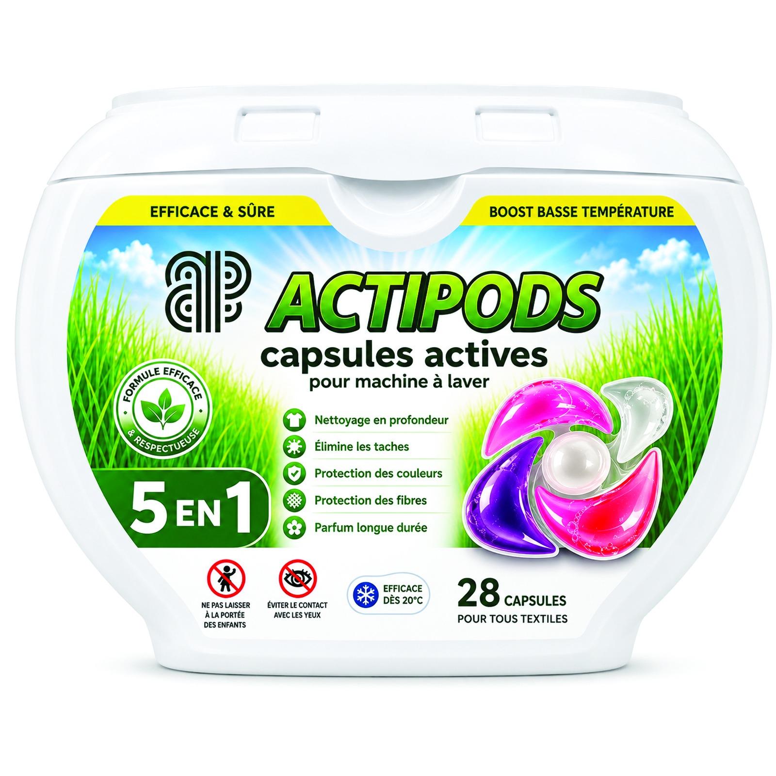 ActiPods Lessive 5-en-1 (Boîte)