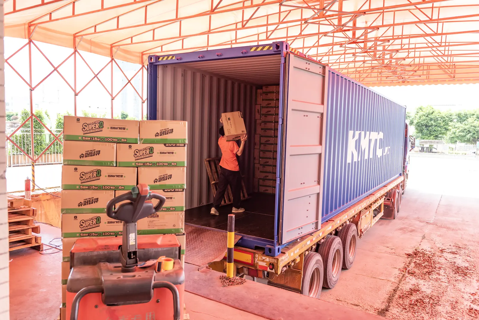 Zone de stockage et logistique